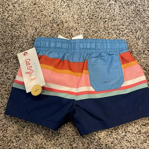 NWT Bundle of infant swim trunks 0-3 month AND 3-6M - Picture 9 of 10